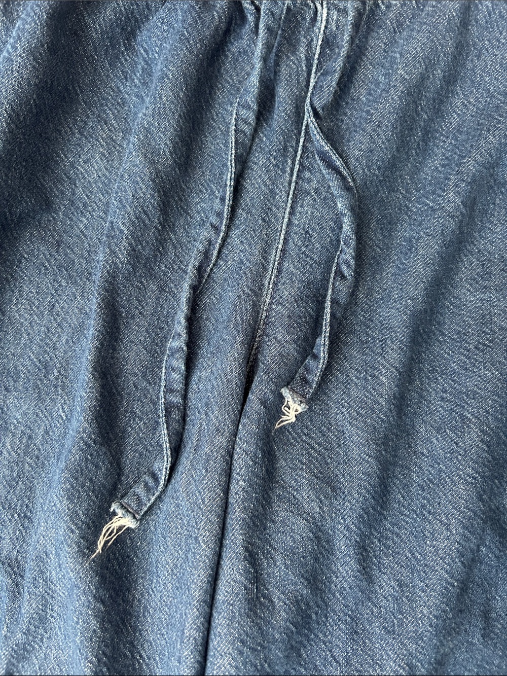 Hatch - Sz L - The Drapey Denim Wide Leg Pant - Picture 3 of 4